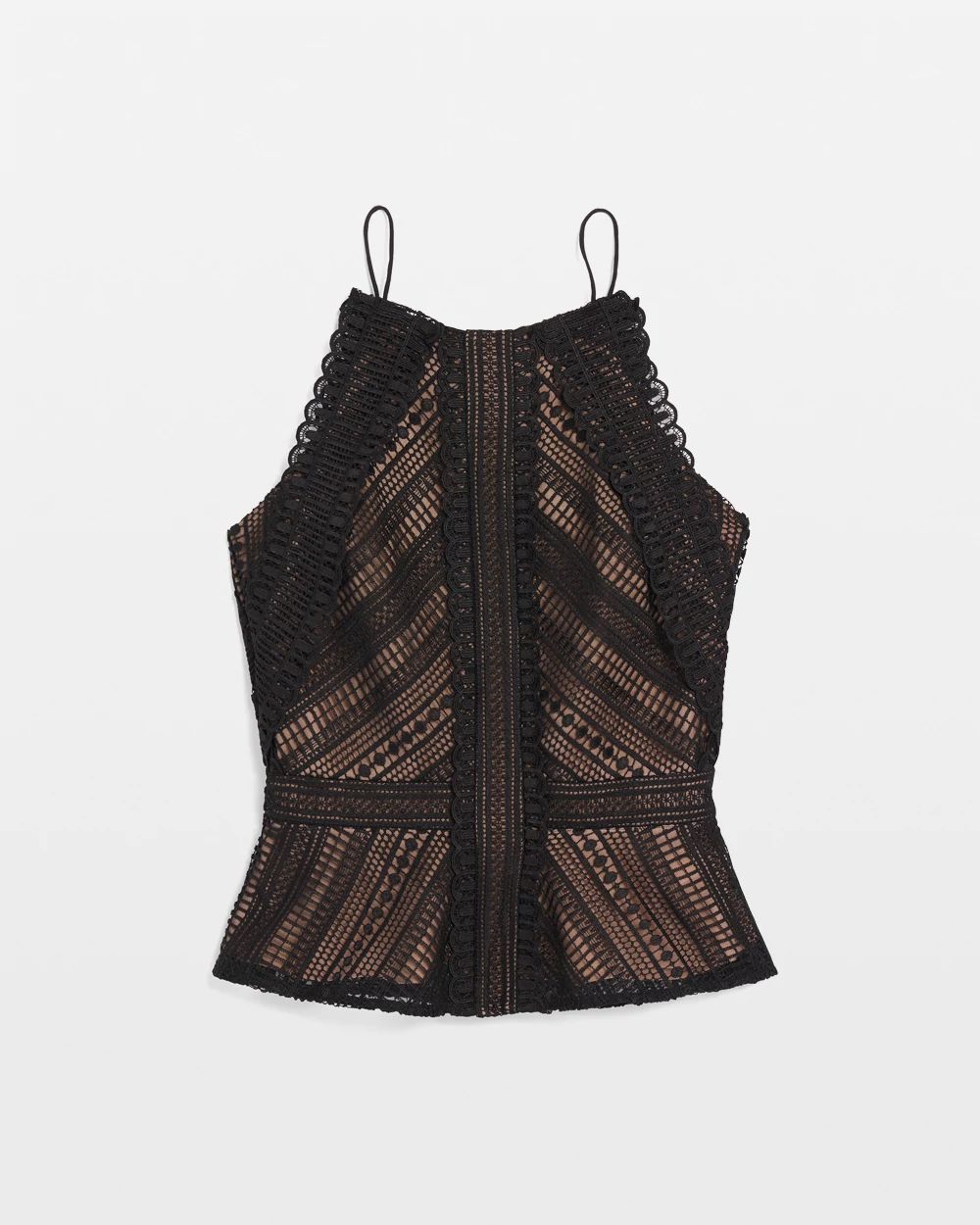 Lace Peplum Bustier | White House Black Market